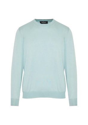 Gran Sasso crew-neck long-sleeve sweater - Blue