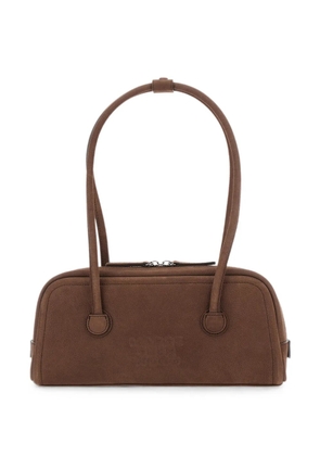 Marge Sherwood nubuck leather clutch bag - Brown