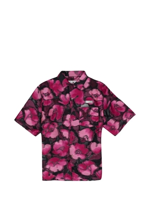 4SDESIGNS floral-print buttoned shirt - Pink
