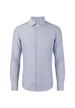 Tombolini vertical-stripe shirt - White