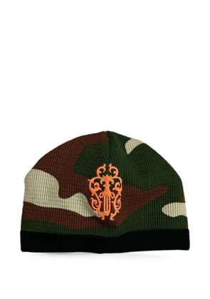 Chrome Hearts x Matty Boy camouflage-print beanie hat - Green
