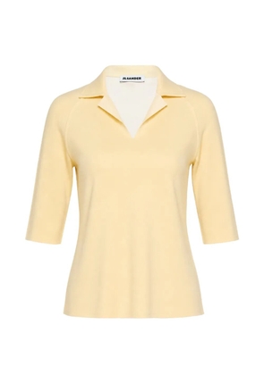 Jil Sander raglan-sleeve polo shirt - Neutrals