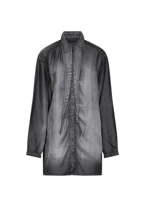 Diesel scarf-collar dégradé shirt - Grey