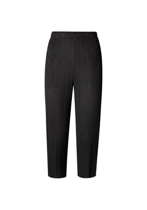 Pleats Please Issey Miyake pleated trousers - Black