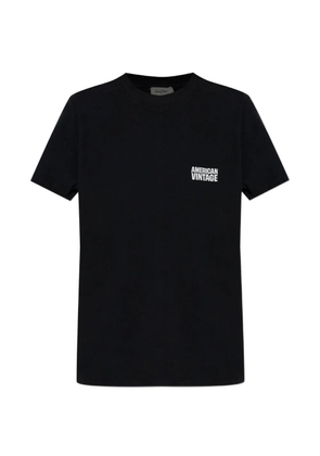 American Vintage Ykobow logo-print T-shirt - Black