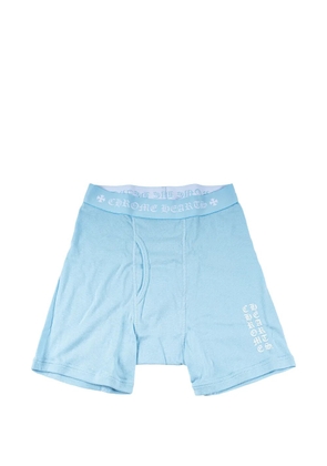 Chrome Hearts logo-waistband boxer briefs - Blue