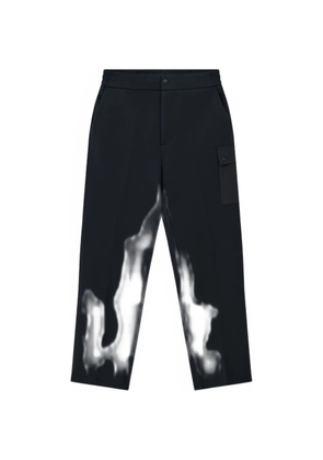 Boggi Milano joggers in cotton blend scuba B Tech - Black