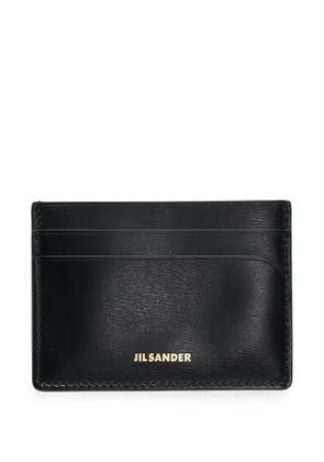 Jil Sander logo-print card holder - Black