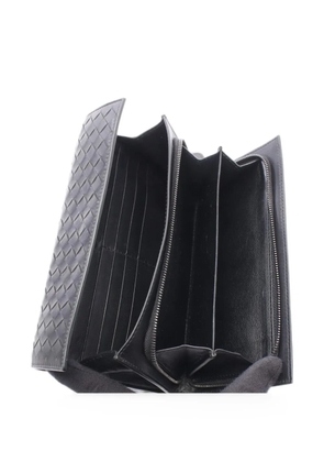 Bottega Veneta Pre-Owned 2000s Intrecciato bi-fold wallet - Black