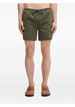 Filling Pieces logo-embroidered drawstring swim shorts - Green