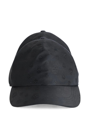 Alexander McQueen Pre-Owned Skull-print baseball cap - Black