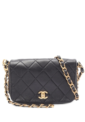 CHANEL Pre-Owned Matelasse shoulder bag - Black