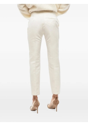 SA SU PHI Angela tailored cropped trousers - White