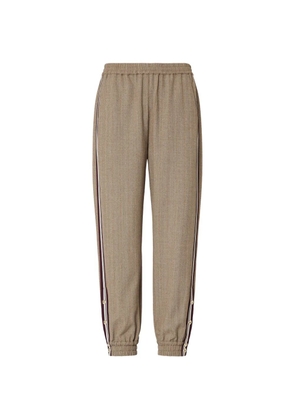 LIU JO jogging pants with side tape - Neutrals