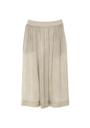 Uma Wang Gillian midi pleated skirt - Neutrals