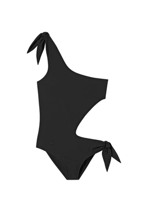 Gucci one-shoulder cut-out swimsuit - Black