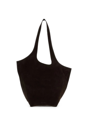 The Attico Le Scoop calf suede tote bag - Brown