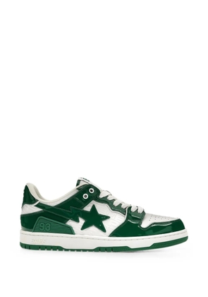 A BATHING APE® Sk8 Sta monogram sneakers - Green