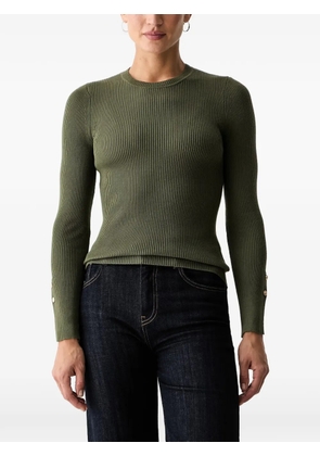 GUESS USA ribbed-knit T-shirt - Green