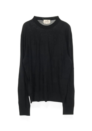 Hermès Pre-Owned 2010s Jeu De Point Arne sweater - Black