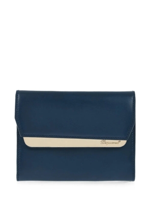 DSQUARED2 logo-plaque leather wallet - Blue