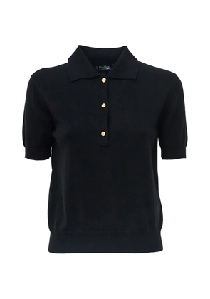 'S Max Mara Pomposa short-sleeve polo shirt - Black