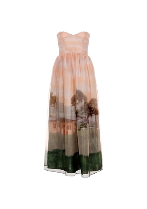 Agua By Agua Bendita Tonia Paraiso strapless maxi dress - Neutrals