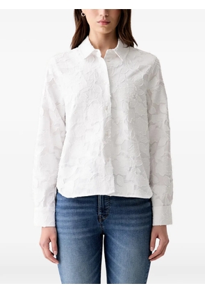 Joop! floral-jacquard shirt - White