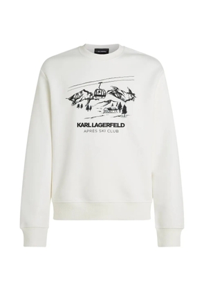 Karl Lagerfeld Après Ski Club sweatshirt - White