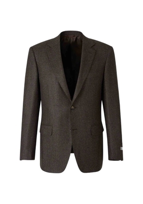Canali single-breasted blazer - Brown