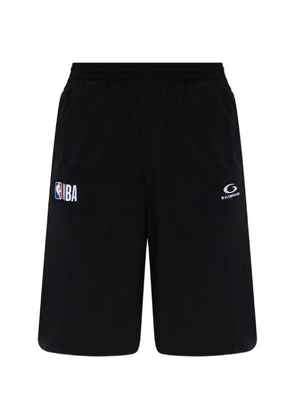 Balenciaga x NBA logo shorts - Black