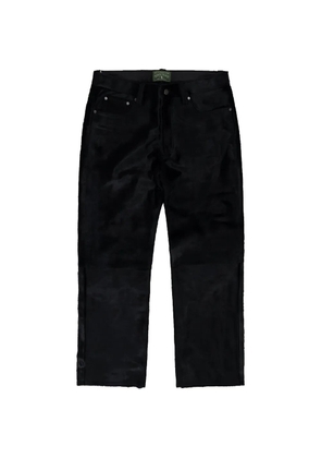 Denim Tears calf-hair trousers - Black