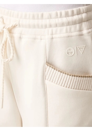 GUESS USA drawstring wide-leg track pants - Neutrals