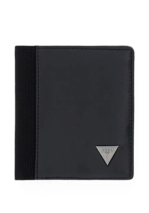 GUESS USA logo-plaque bifold wallet - Black