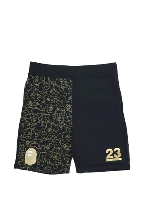 A BATHING APE® ABC Camo track horts - Black