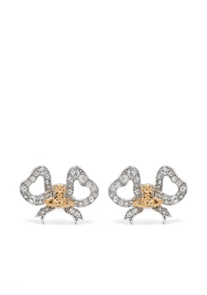 Vivienne Westwood Rigoberta crystal-embellished earrings - Silver