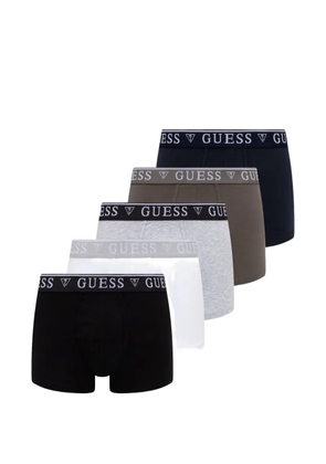 GUESS USA logo-waistband boxers (set of five) - Multicolour