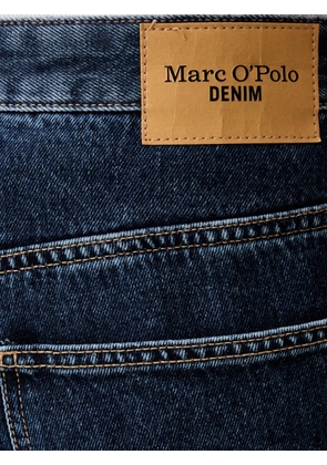 Marc O'Polo straight-leg logo-patch jeans - Blue