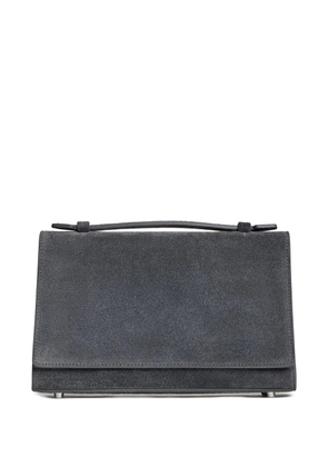 12 STOREEZ suede shoulder bag - Grey