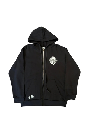 Chrome Hearts Dagger zip-up hoodie - Black