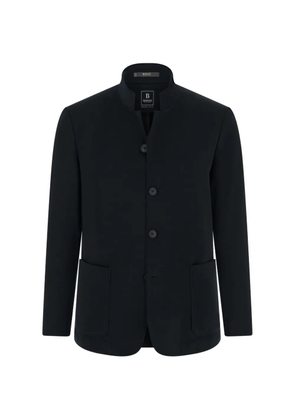 Boggi Milano blazer diagonal wool blend B Tech - Black