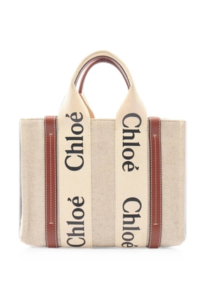 Chloé Pre-Owned 2000s small Woody tote bag - Neutrals