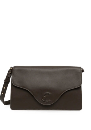 Coccinelle C-Me Softy logo-embossed shoulder bag - Brown