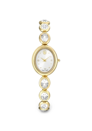 Swarovski crystal-embellished 25mm watch - White
