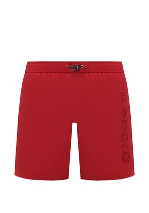 Iceberg logo-lettering swim shorts - Red