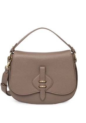 Coccinelle medium Mavery grainy shoulder bag - Neutrals