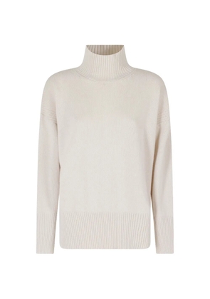 Roberto Collina ribbed-knit high-neck sweater - White