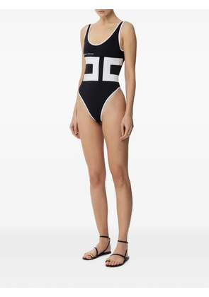 Elisabetta Franchi contrast-trim swimsuit - Black