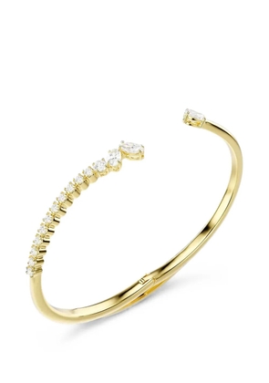 Swarovski crystal-embellished open-cuff bracelet - Gold