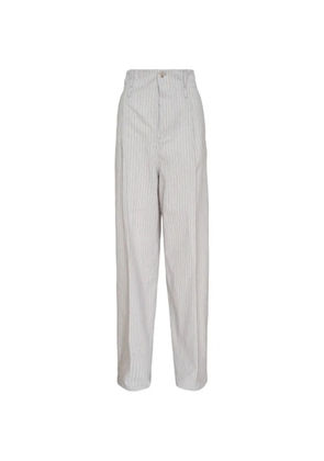 Nº21 striped wide-leg trousers - Neutrals